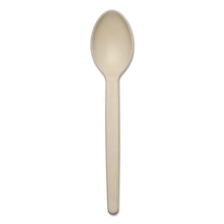 Baumgartens Disposable White Spoon, Starch, Pk100 10232